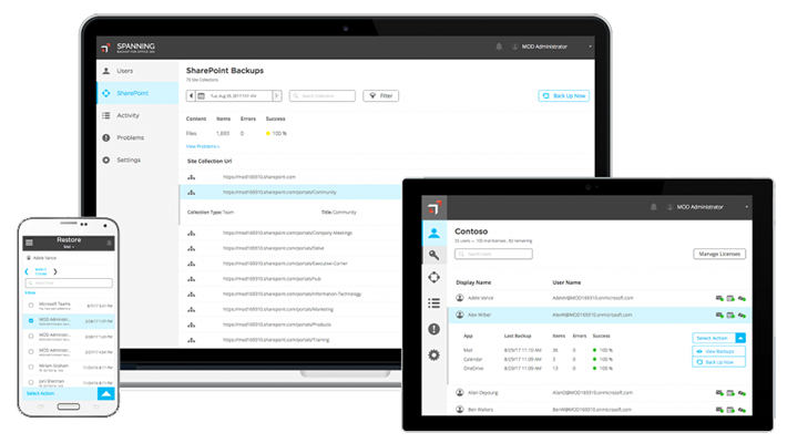 Unitrends Spanning Backup for Office 365
